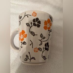 Pier 1 Handpainted Stoneware Mug vintage